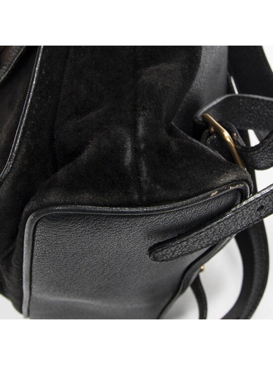 Gucci Rajibanbu Backpack Black Suede Leather main image 4